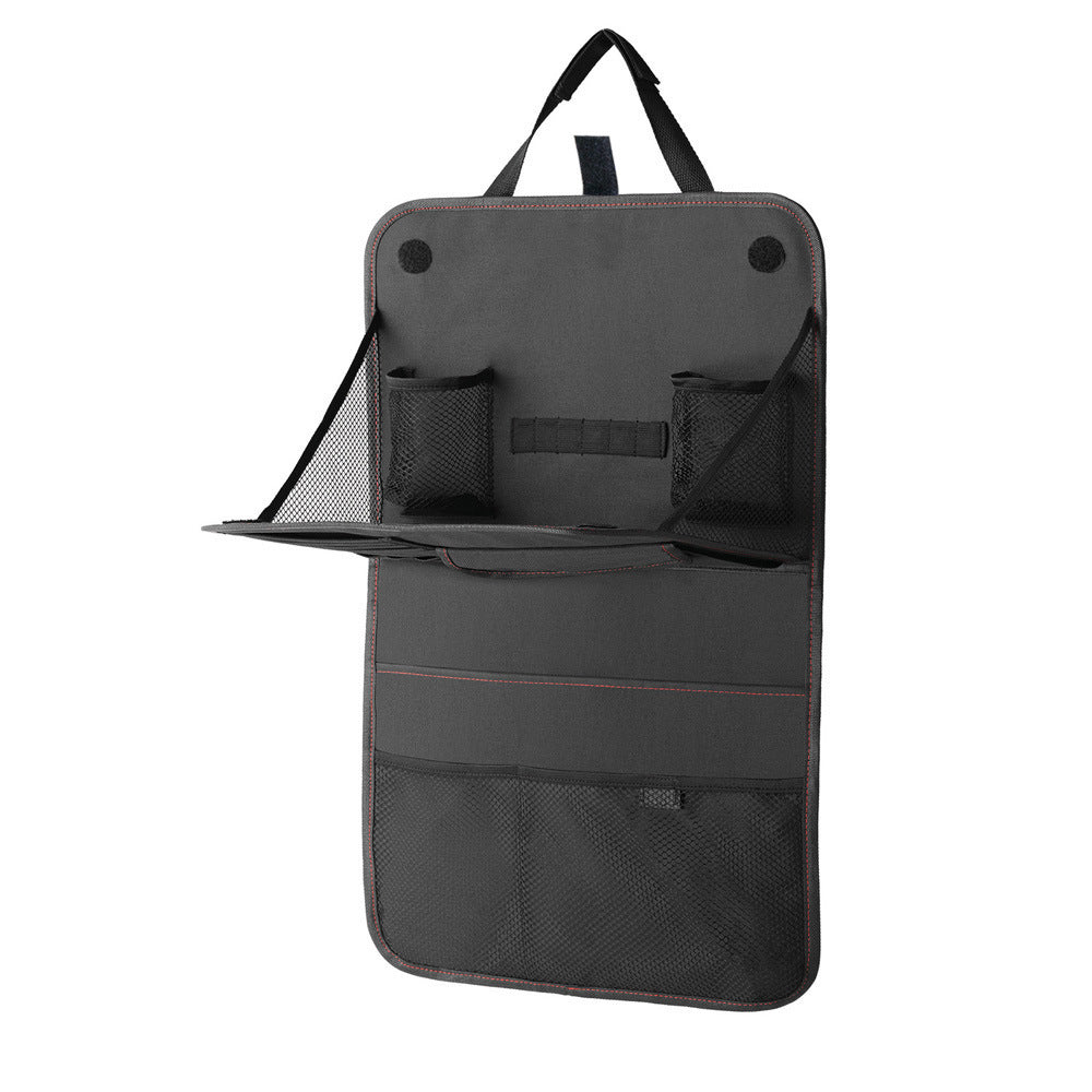 Stay Tidy: Family Road Trip Car Organizer with Foldable Tray