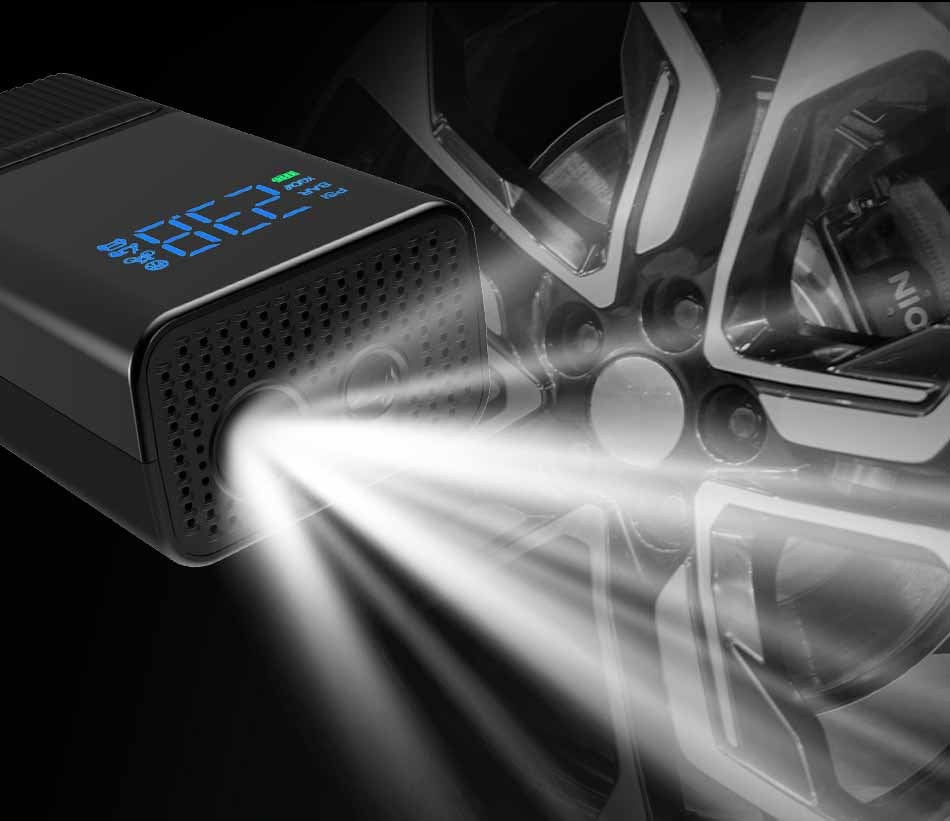 Rechargeable Air Pump for Car, Bike & More