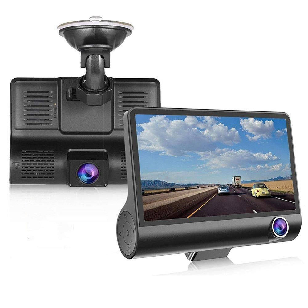 Crystal Clear HD Dash Camera – 3 Views in One