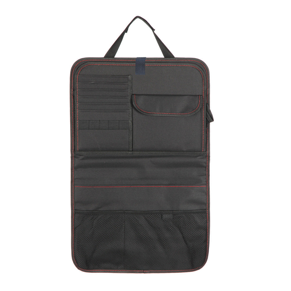 Stay Tidy: Family Road Trip Car Organizer with Foldable Tray