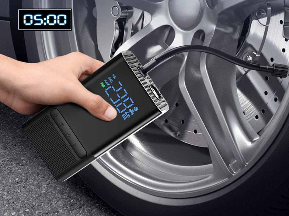 Rechargeable Air Pump for Car, Bike & More